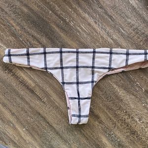 Acacia black & white bikini bottoms, M.